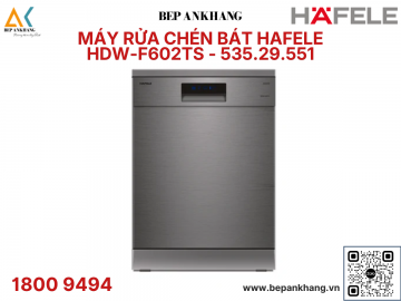 Máy rửa chén bát Hafele HDW-F602TS 535.29.551 - Tiết kiệm điện, sạch sâu 